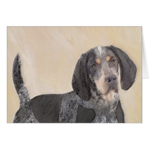 Peinture de linge bluetick - mignon chien original