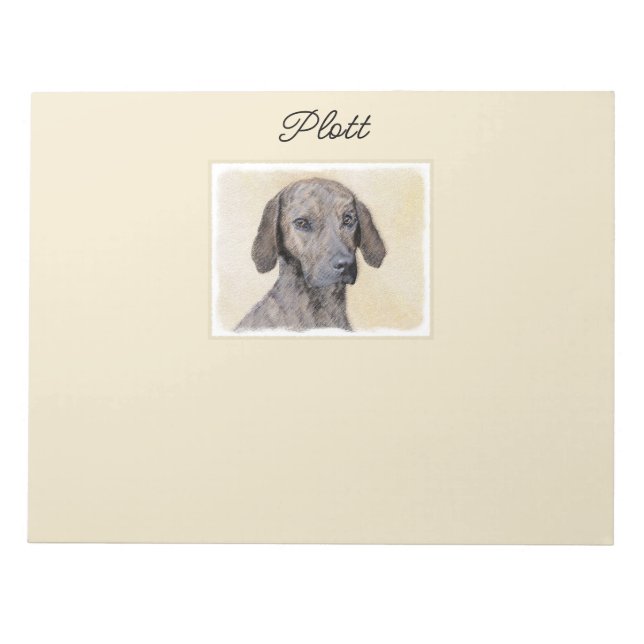 Peinture de lot - Bloc-notes original pour chien m (Devant)