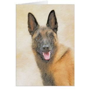 Peinture de Malinois Belge - Art Original de Chien