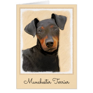 Peinture de Manchester Terrier Art Animalier Origi