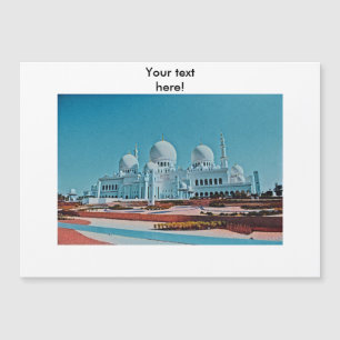 Peinture de mosquée d'Abu Dhabi