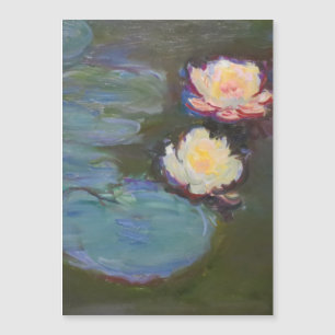 Peinture de nénuphars d'étang de Monet