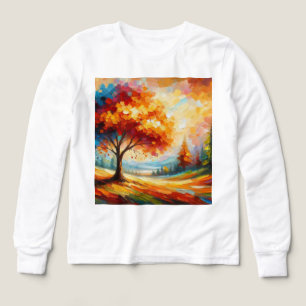 Peinture de paysage avec des couleurs vives