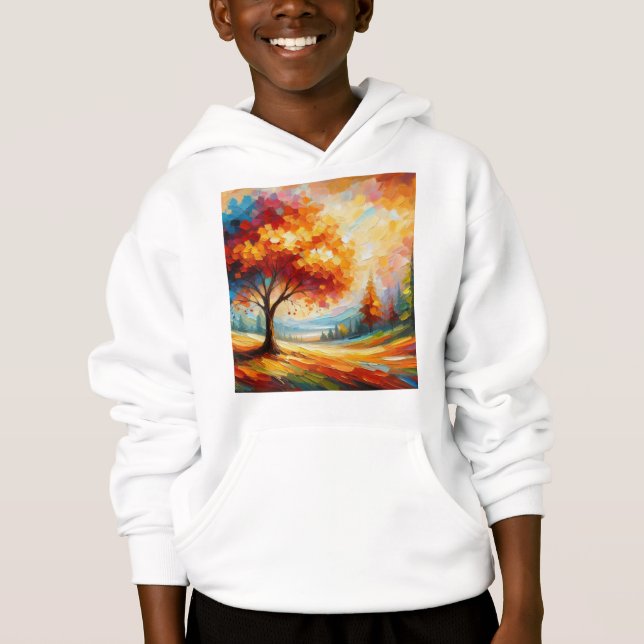 Peinture de paysage avec des couleurs vives (Devant)