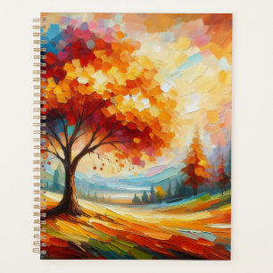 Peinture de paysage avec des couleurs vives