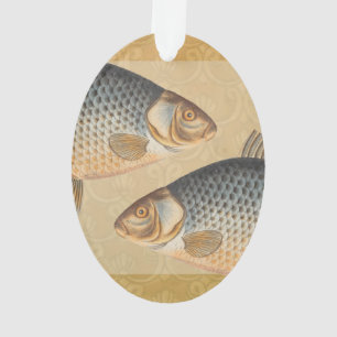 peinture de pêche de carpe dessin d'eau douce