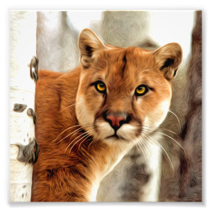 Peinture de photo de puma
