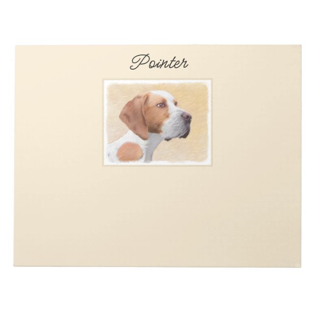 Peinture de pointeur - Bloc-notes original pour ch (Devant)