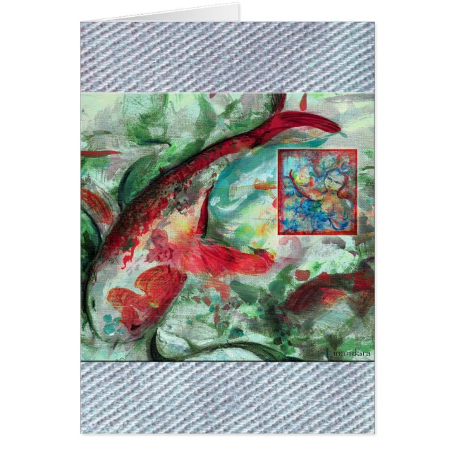 Peinture de poissons de carpe de Koi (Devant)