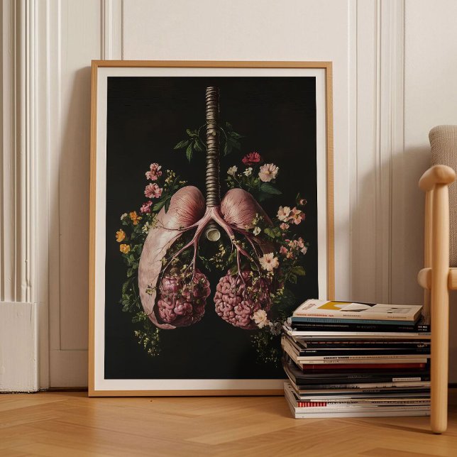 Peinture de poumons humains Impression de poumons  (Créateur téléchargé)
