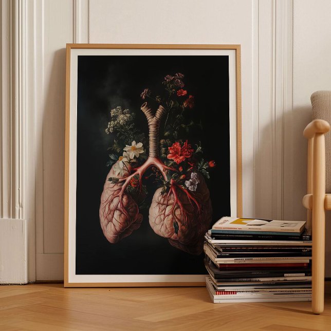 Peinture de poumons humains Impression de poumons  (Créateur téléchargé)