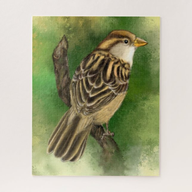 Peinture de puzzle Little Sparrow (Vertical)