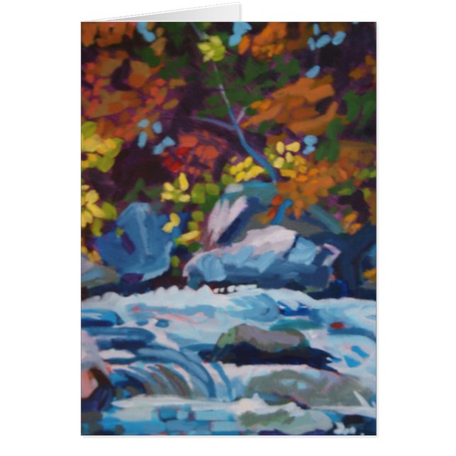 Peinture de rivière d'automne (Devant)