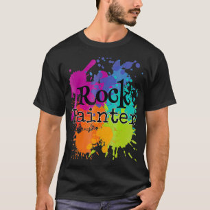 Peinture de roche splatter T-shirt Peintres de roc