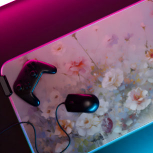 Peinture de script personnalisée fleurs impression