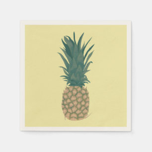 Peinture de serviettes en papier d'ananas entier m
