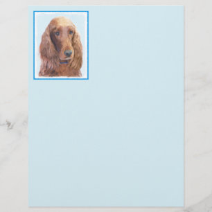 Peinture de Setter irlandais - Joli art original d