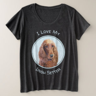 Peinture de Setter irlandais - Joli art original d