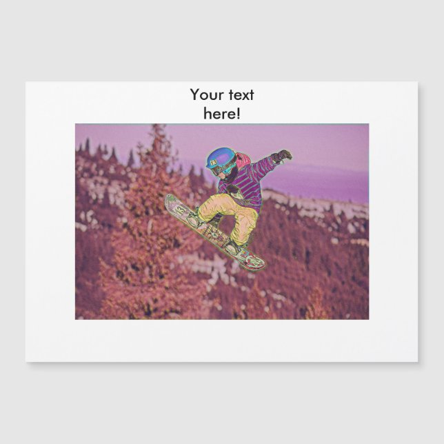 Peinture de snowboarding (Devant)