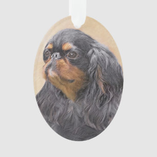 Peinture de Spaniel Toy Anglais Art Animalier Orig