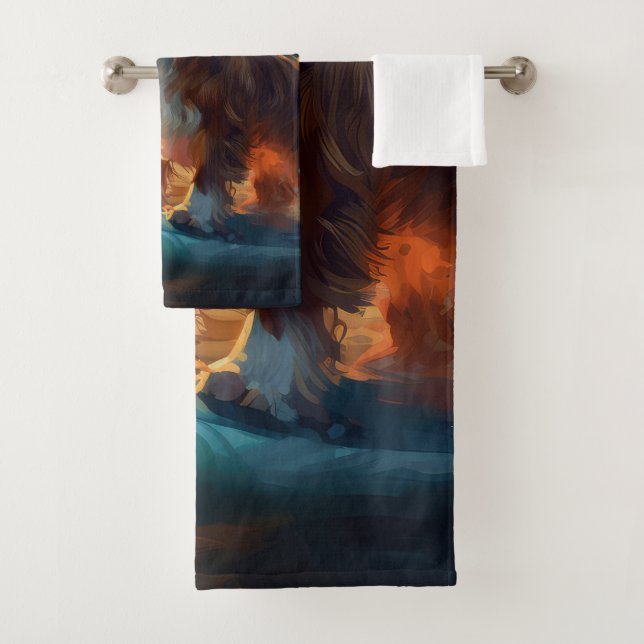 Peinture de surf sur la plage de Cavalier King (En situation)
