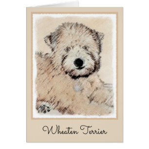 Peinture de Terrier Irlandais à Poil Souple et Dor