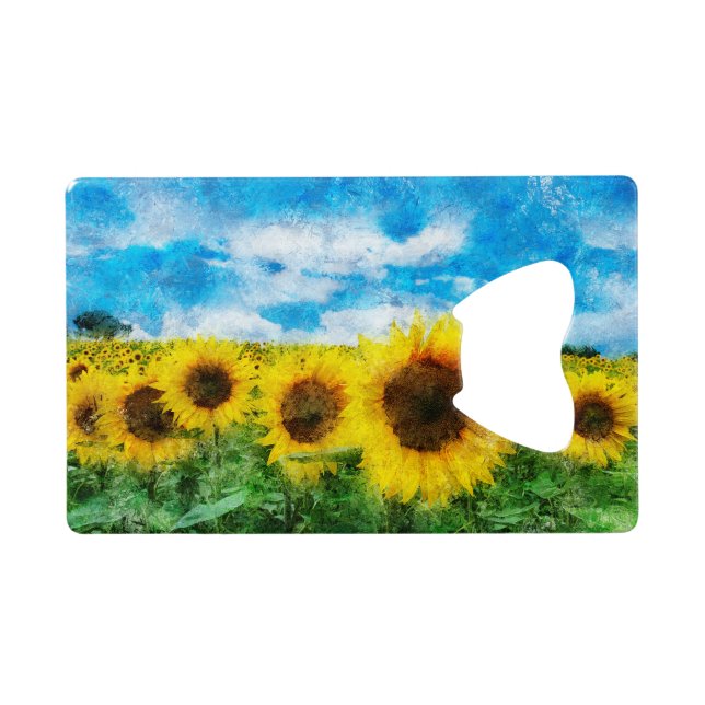 Peinture de tournesols (Dos Horizontal)