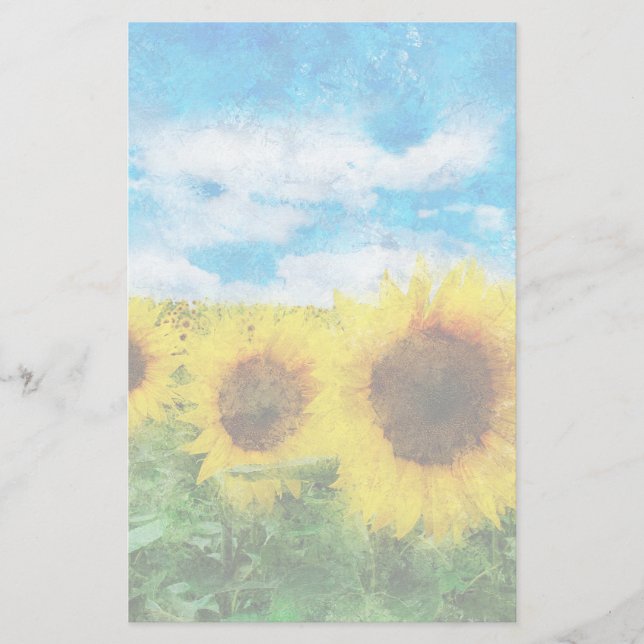 Peinture de tournesols (Devant)