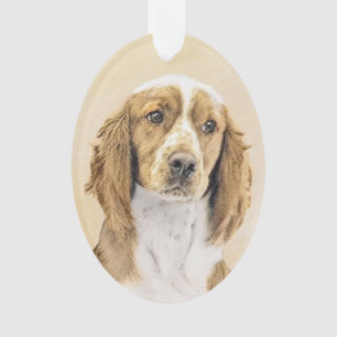 Peinture de Welsh Springer Spaniel - Art canin ori