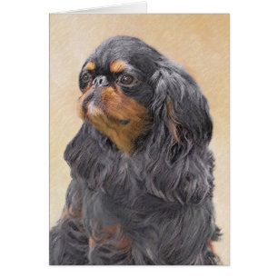 Peinture d'Epagneul Toy Anglais Art Animalier Orig