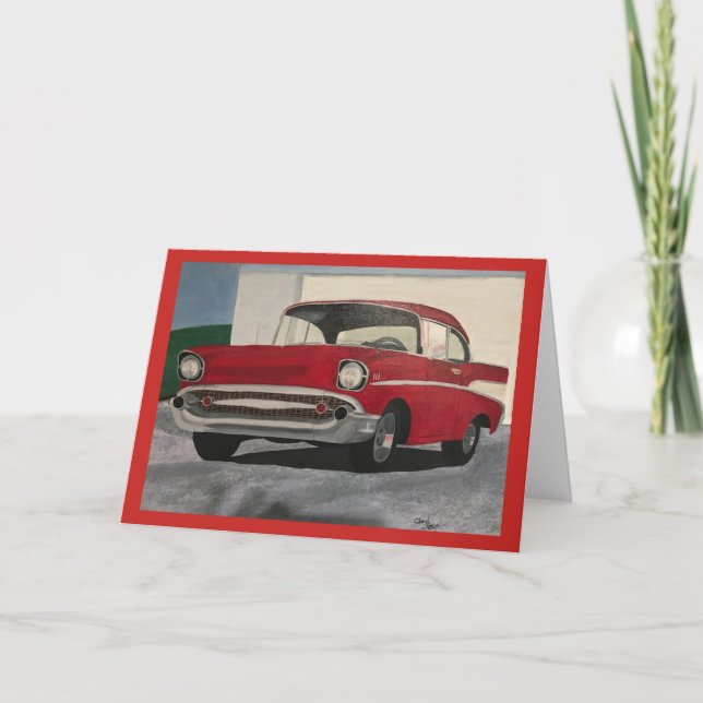 Peinture des Cartes de Voiture Vintages de l'Améri (Devant)