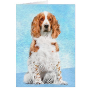 Peinture d'espagnol Welsh Springer - Art original 