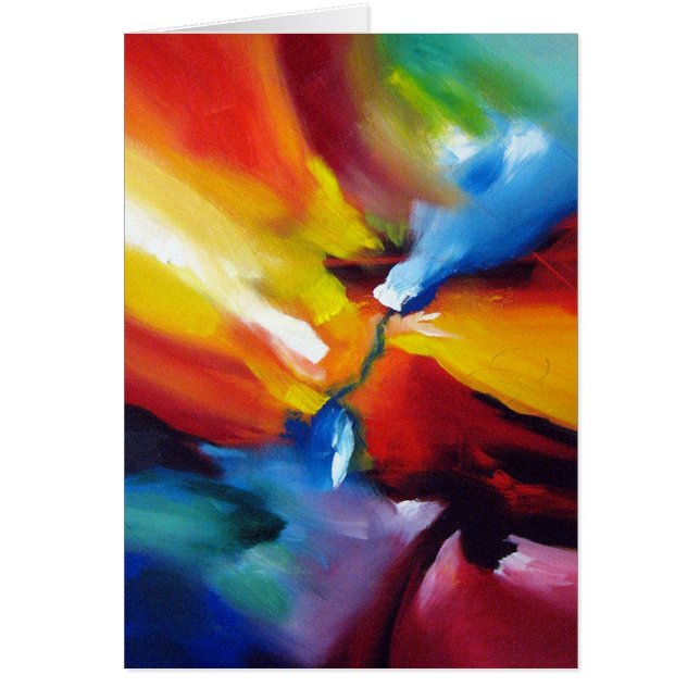 Peinture d'expressionisme abstrait (Devant)