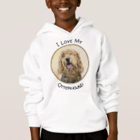 Peinture d'Otterhound - Joli art original de chien