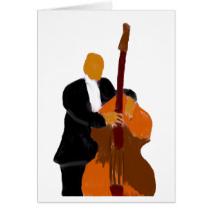 Peinture droite de bassiste