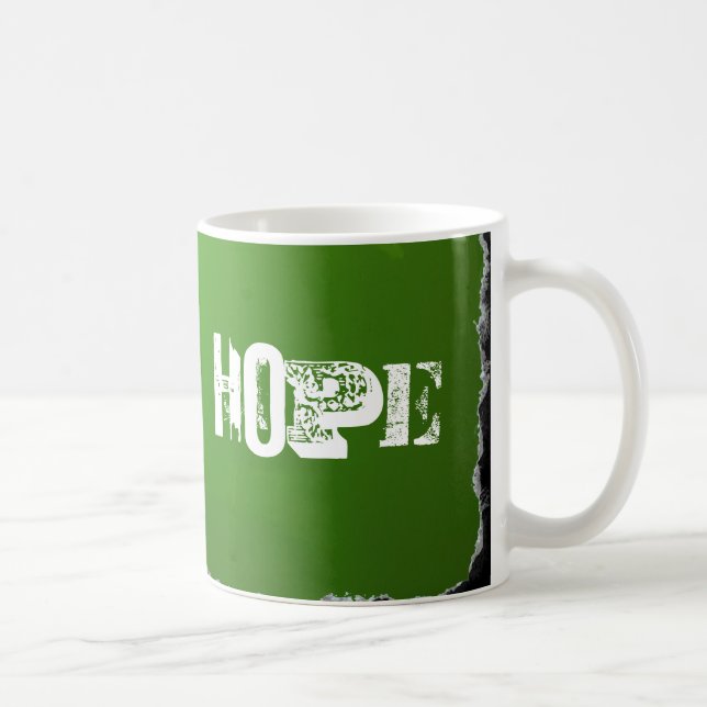 Peinture, échelle, Mug de café Hope (Droite)