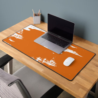 Peinture éclaboussée gras orange et blanc