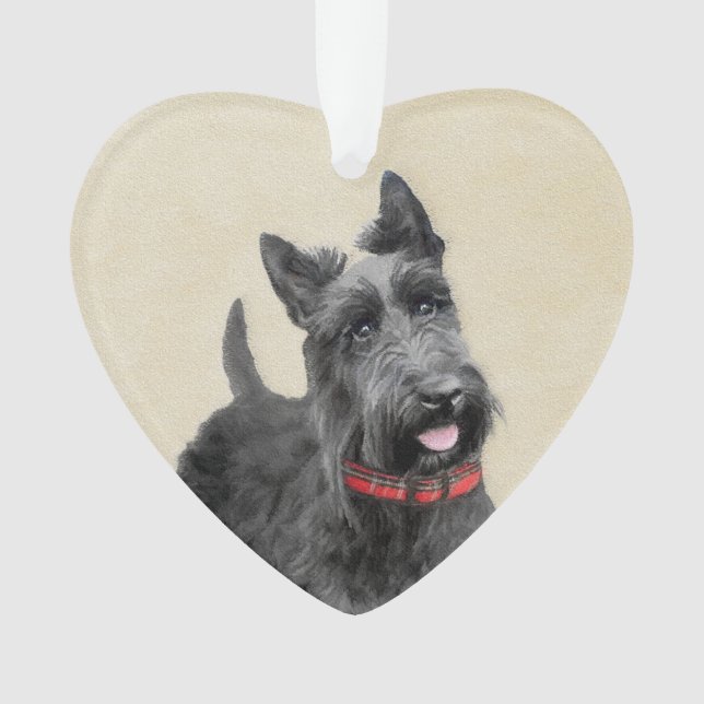 Peinture écossaise Terrier - Cute Original Chien A (devant)
