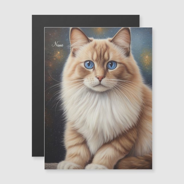 Peinture élégante de chats Ragdoll (Devant / Derrière)