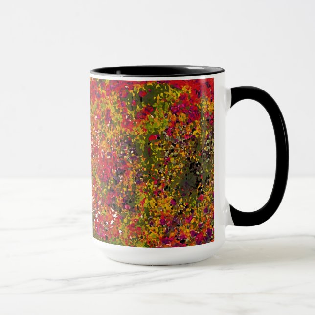 Peinture en champ de fleurs sauvages - Mug (Droite)