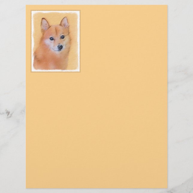 Peinture finlandaise Spitz - Jote Original Chien A (Devant)