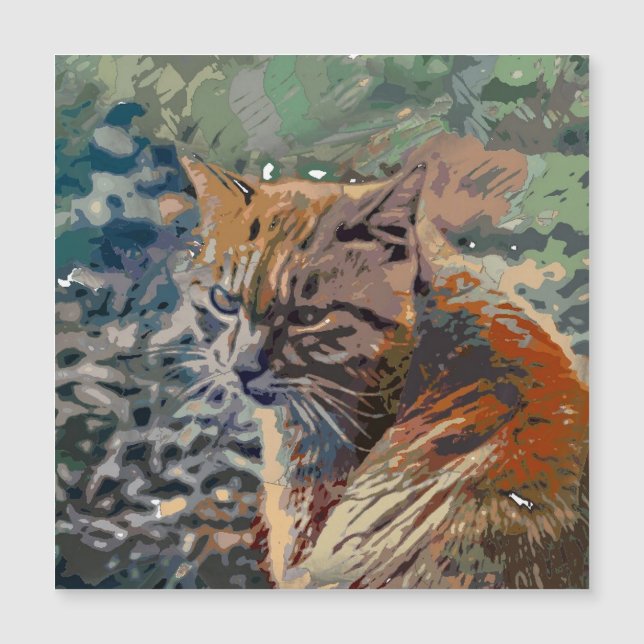 Peinture folle - Chat 2 (Devant)