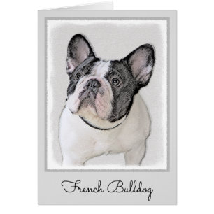 Peinture française de Bulldog (Pied de broche) - A