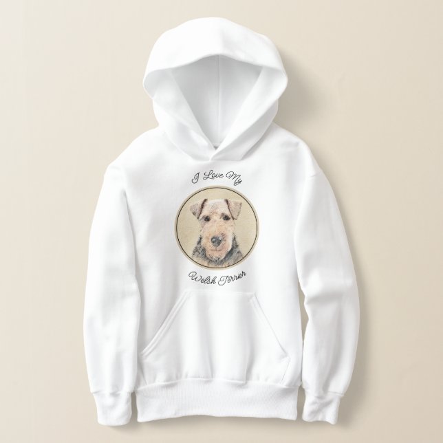 Peinture galloise Terrier - Cute Original Chien Ar (Poser)