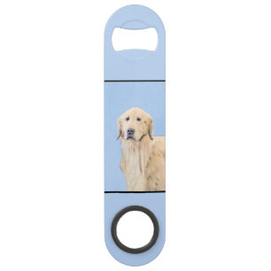 Peinture Golden Retriever - Joli art original chie