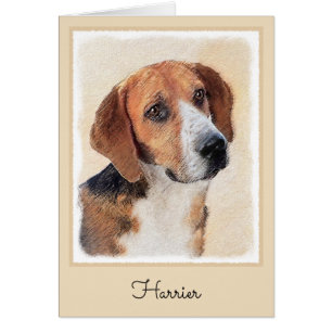 Peinture Harrier - Joli art original chien
