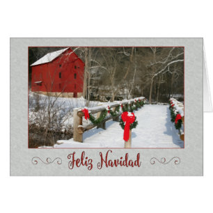 Peinture hivernale Navidad