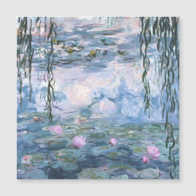 Peinture impressionniste de Claude Monet sur les n (Devant)