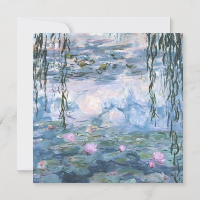 Peinture impressionniste de Claude Monet sur les n (Devant)