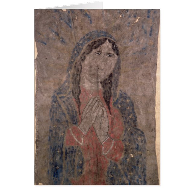 Peinture indienne de peau de pueblo de Madonna, (Devant)
